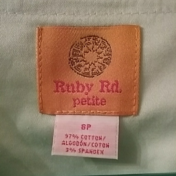 Ruby Rd mint green spring dress jacket blazer 8p - Picture 4 of 6